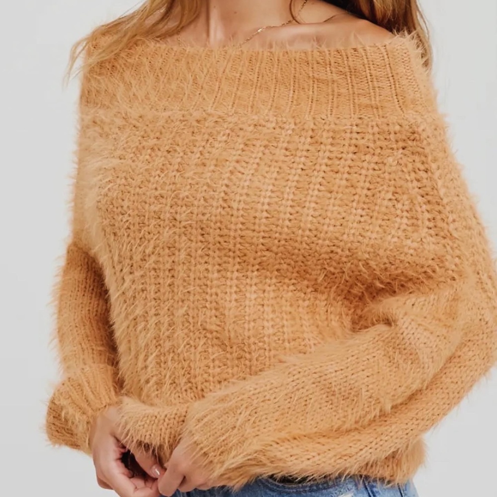 Off Shoulder Sweater